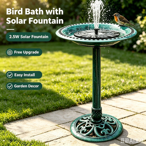 Garden bird bath pedestal - garden,