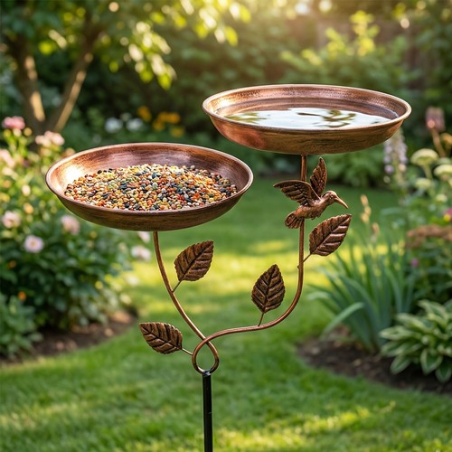Outdoor garden metal bird - outdoor,