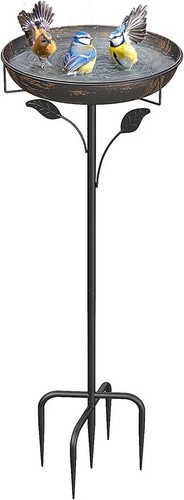 Weldun metal bird bath 30cm - weldun,