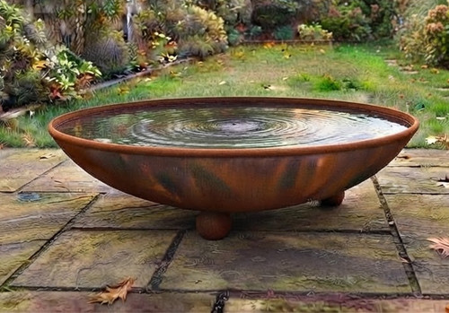 Garden water bowl bird - ,