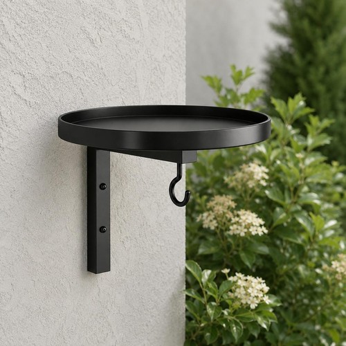 Black iron wall - black,