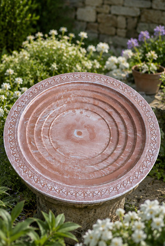 Rustic haven oasis bird bath - bird,