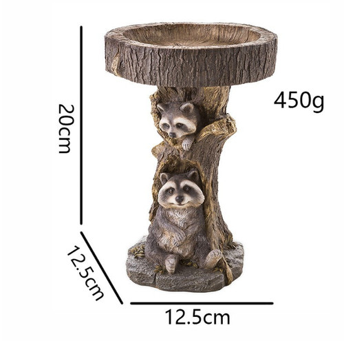 Bird bath feeder pedestal - bird, &