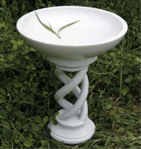 Enigma dinova spiral bird bath - enigma,
