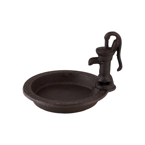 Cast iron bird bath feeder - cast,