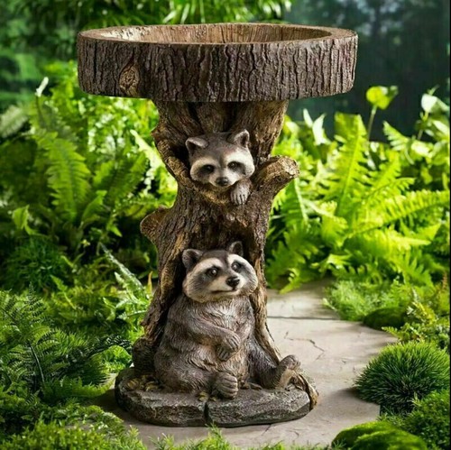 Bird bath feeder pedestal - bird,