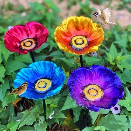 Handmade metal garden - garden, bird
