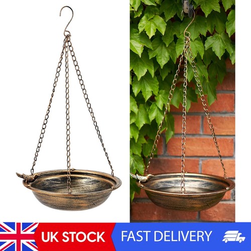 Metal hanging bird - bird, baths