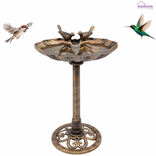 Bronze pedestal bird - bronze,