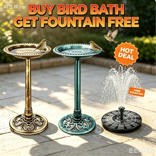 Vintage pedestal bird bath - pedestal,