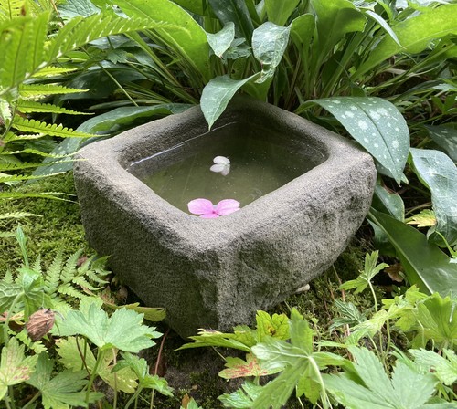 Stone garden small rustic - stone,